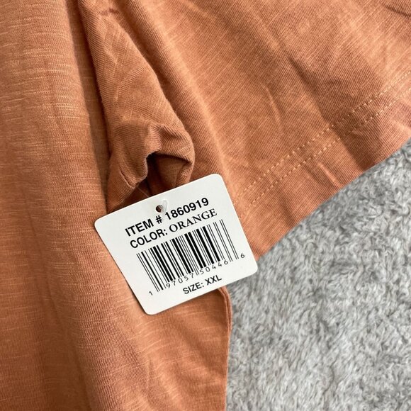 NEW Hurley Men's Size XXL Round Neck Graphic Tee Orange - Picture 5 of 6
